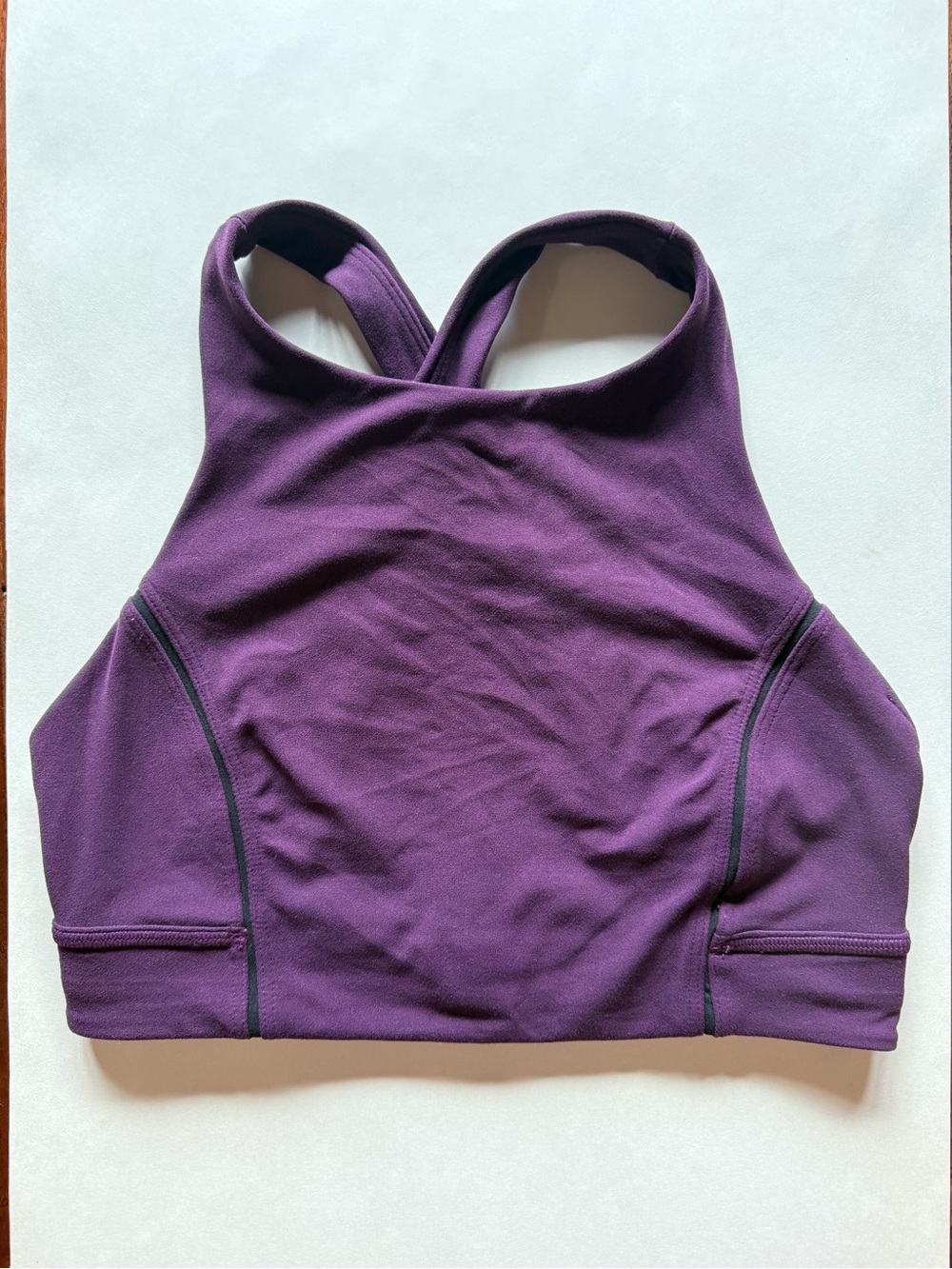 lululemon athletica Deep Purple Crossback Sports Bra